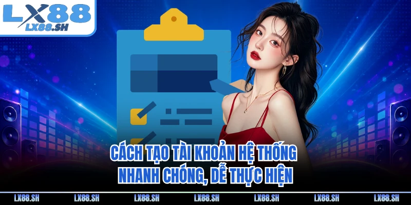 Cách tạo tài khoản hệ thống nhanh chóng, dễ thực hiện